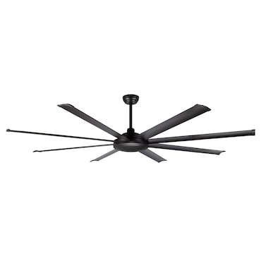 Orbegozo ventilador de techo industrial CF 118200, diámetro 200 cm, motor DC 60 W, 8 aspas, 6 velocidades, modo invierno/verano
